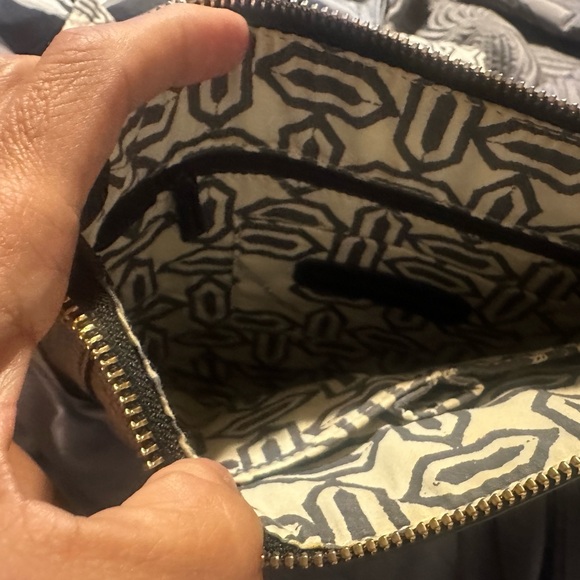 Rebecca Minkoff Black and Gold Studded Clutch box 4 - Picture 7 of 16